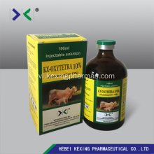 Tiêm Oxytetracycline Tiêm phòng Hcl Thú vật 10%